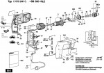 Bosch 0 603 241 641 SB 400 RLE Percussion Drill 110 V / GB Spare Parts SB400RLE
